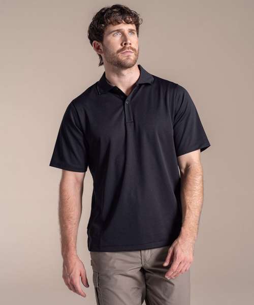 Expert Basecamp wicking polo shirt